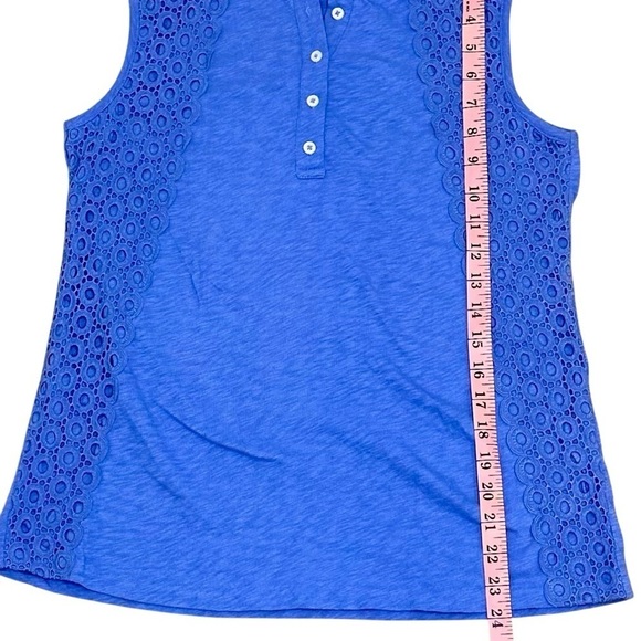 J Crew Factory Sleeveless Lace Detail Top Size S - Picture 10 of 10